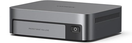 UGREEN NASync DXP480T Plus 4 Bay All-Flash SSD NAS, Intel i5 1235u 10-Core CPU, 8GB DDR5 RAM, 128G SSD, 10GbE Port, Wi-Fi 6, 4X M.2 NVMe Slots, 8K HDMI, 2X TBT4, Network Attached Storage (Diskless)