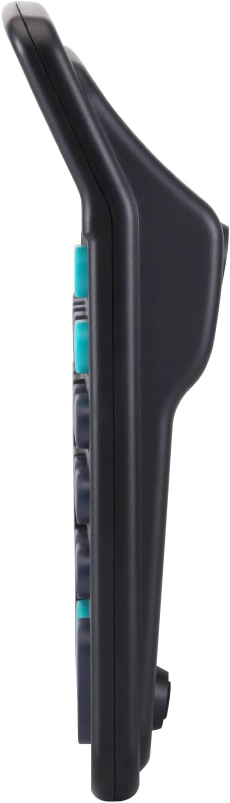 Desk Calculator 12 Digit Office Calculators with Large Screen Display, Dual Solar Power and Battery, Recessed Big Button Calculator for Office Home School (Black)