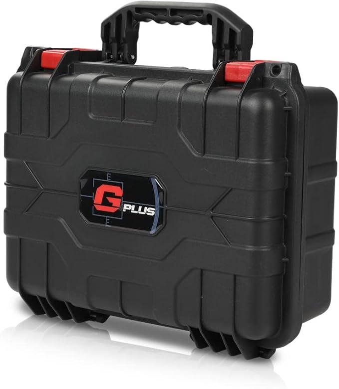 VR Carrying Case Outdoor Portable Storage Box Protector Glasses Bags(Red&Black)