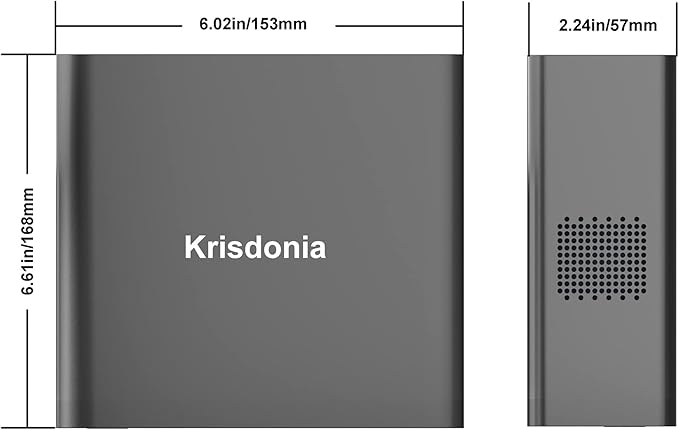 Krisdonia 130W Portable Power Bank, 148WH/40000mAh Portable Laptop Charger Battery Backup with 110V AC Socket/ 100W Type-C Port/2 USB QC3.0 for CPAP Outdoor Camping Trip Hunting Emergency