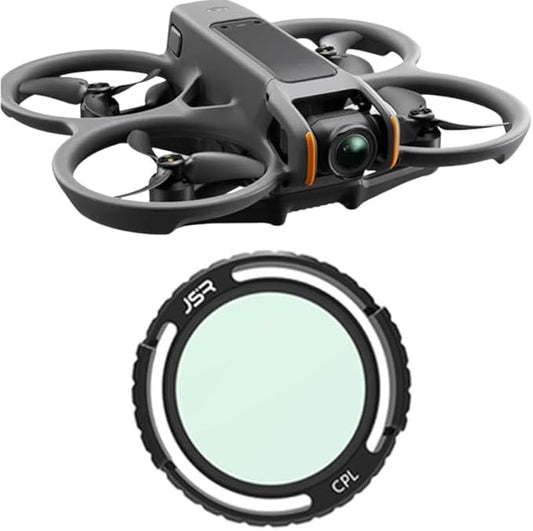 Lens Filter/Filter Set for DJI Avata 2 Drone Waterproof, Anti-Whiteout, UV-Blocking (CPL)