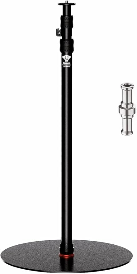 IFOOTAGE A400 Round Base Monopod, 79'' Aluminum Photography Light Stand Flat Base, Studio Camera Stand for DSLR Camera, Light, Webcam, Live Streaming, Vlogging, Payload 10KG/22LBS