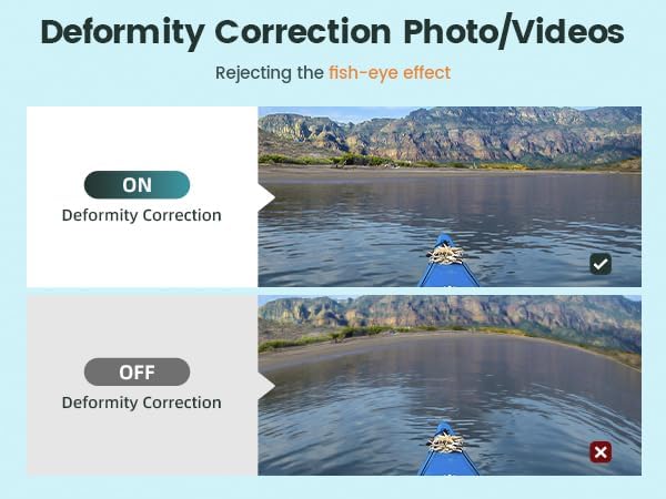 4K60FPS Action Camera Touchscreen, 40M Waterproof Underwater Camera with 64G SD Card, 6-Axis Stabilization Motorcycle Camera 8X Zoom with 2.4G Remote Control 2 * 1350 mAh Batteries