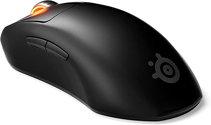 SteelSeries Esports Mini Wireless FPS Gaming Mouse – Ultra Light – Prime Mini Edition – 5 Programmable Buttons – Lag-free 2.4GHz – 100H Battery – 18K CPI Sensor – Magnetic Optical Switches – PC/Mac