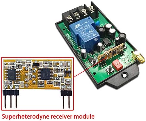 2000 Meters Long Distance Wireless Remote Control Switch high Power Water Pump Motor Lighting Industrial Wireless Remote Control Switch AC 110V 220V Relay Switch Transmitter High Range 6600ft