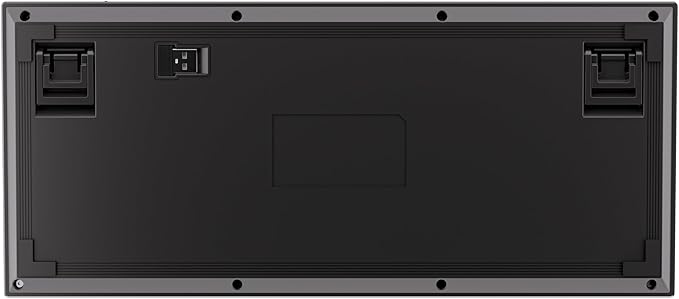 TECWARE Spectre 75% RGB Mechanical Gaming Keyboard with Customizable LCD Screen, Multi-Function Knob, Gasket Mount, South Face 5-Pin Universal Hot-Swappable Sockets Black Candy Red Switch