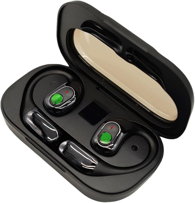 Ai Translator Earbuds Translation Headphones Real-Time 144 Languages with Online & Offline Adjustable Ear-Hook 36H Playtime Perfect for Travel & Business
