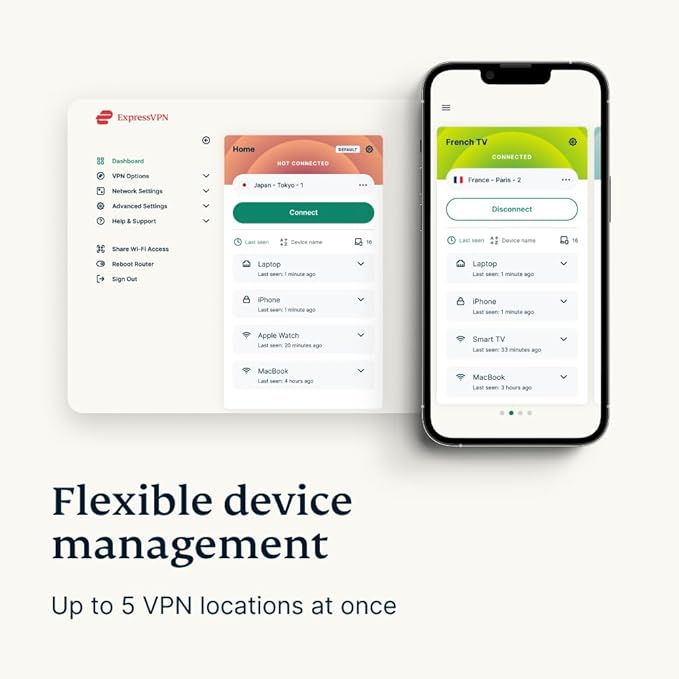 Aircove | Wi-Fi 6 VPN Router for Home | Protect Unlimited Devices | Free 30-Day ExpressVPN Trial | International Version