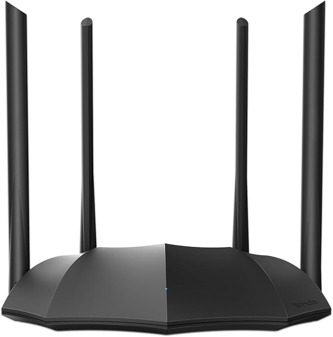 Tenda AC1200 Gigabit WiFi Router - Dual Band High Speed Wireless Internet Router, 3xWAN/LAN Gigabit Ports, 4x6dBi Antennas, MU-MIMO, Beamforming, IPv6, Guest WiFi, AP Mode(AC8)