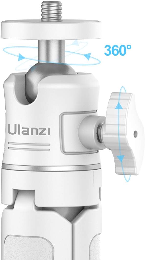 ULANZI Extension Pole Tripod, Mini Selfie Stick Tripod Stand Handle Grip for iPhone 13 Pro Max Samsung OnePlus Google Smartphone Canon G7X Mark III Sony RX100 DJI Osmo Nano Cameras Vlogging