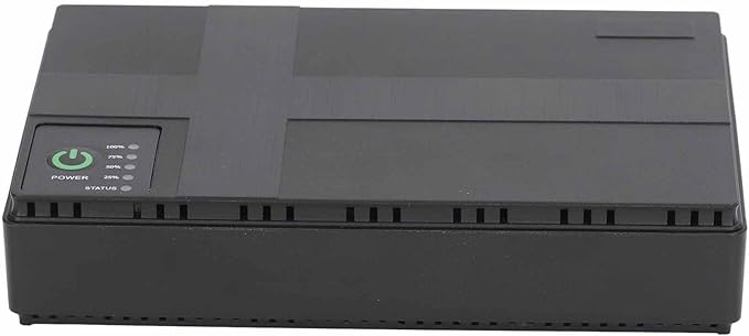 10400mAh POE UPS Battery Backup Power Supply 5V 9V 12V 2A Mini Uninterruptible 85V to 265V (US Plug)