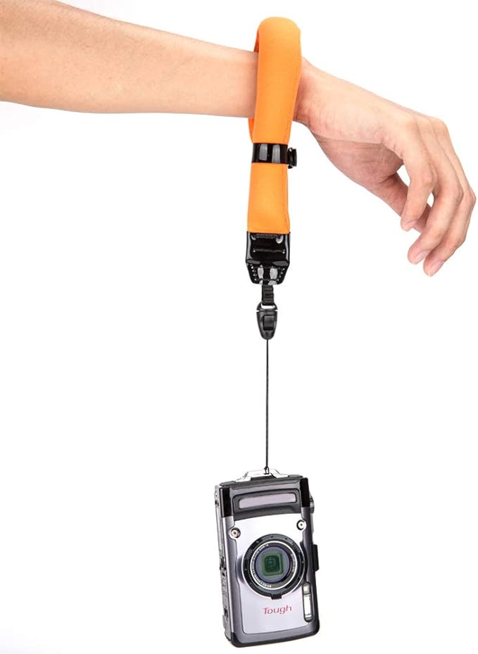 2 Pack Waterproof Camera Float Strap for Kodak PIXPRO WPZ2 Fuji Fujifilm XP140 XP130 XP120 XP90 XP80 GoPro Hero 13 12 11 10 9 8 Olympus TG-7 TG-6 TG-5 TG-4 TG-870 Nikon W300 W150 W100 AW120 & More