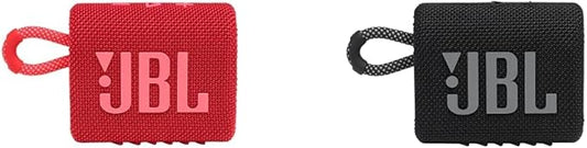 JBL Go 3 Portable Bluetooth Speakers (JBLGO3REDAM) and (JBLGO3BLKAM)