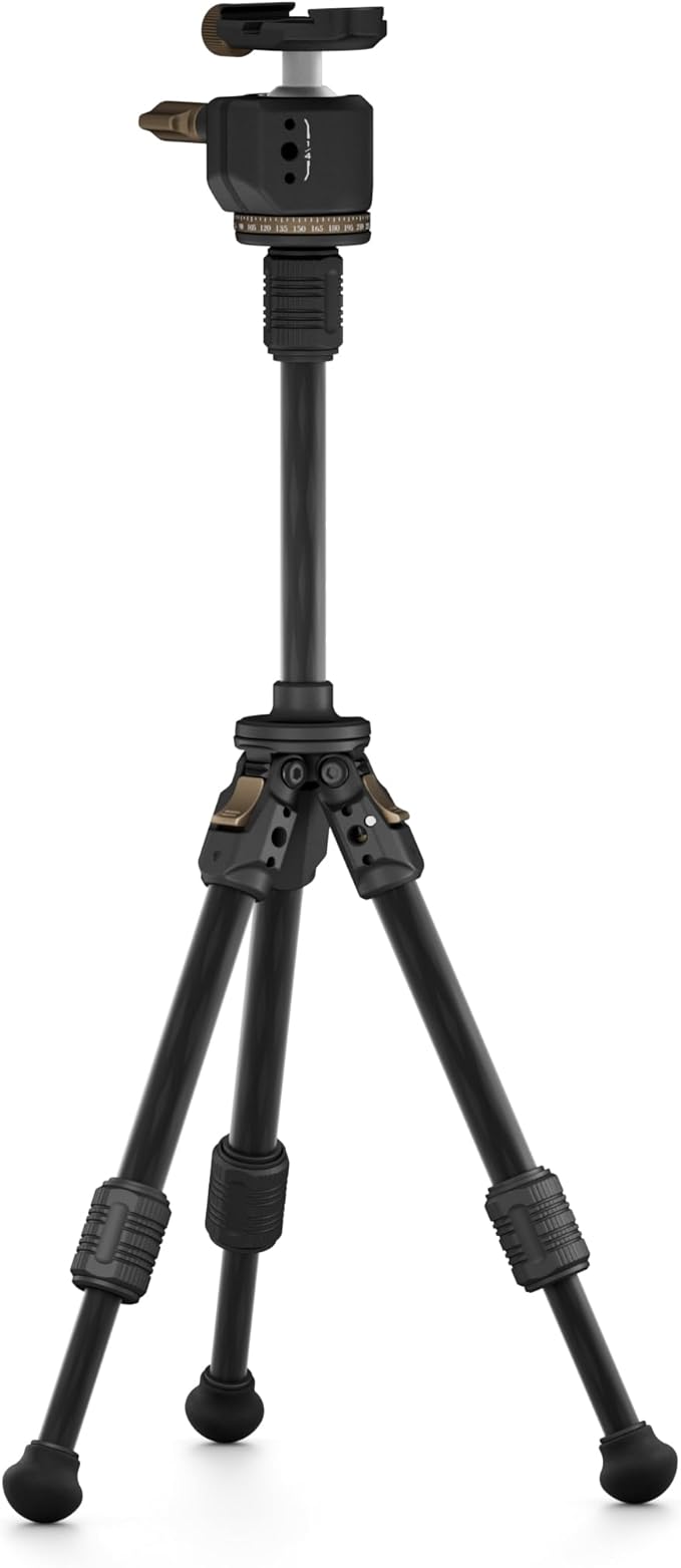 Tilta BT03 Tabletop Tripod | Ball Head with 1-Stage Carbon Fiber Tripod Legs (3KG) (Forest Green, Extendable Edition)