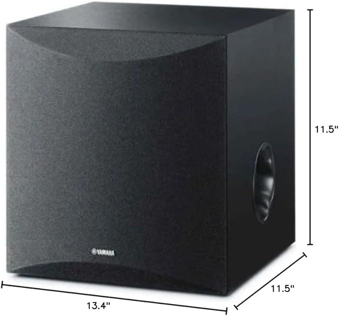 YAMAHA 8" 100W Powered Subwoofer - Black (NS-SW050BL)