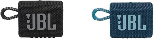 JBL Go 3 Portable Bluetooth Speaker - Waterproof and Dustproof, Available in Blue and Black