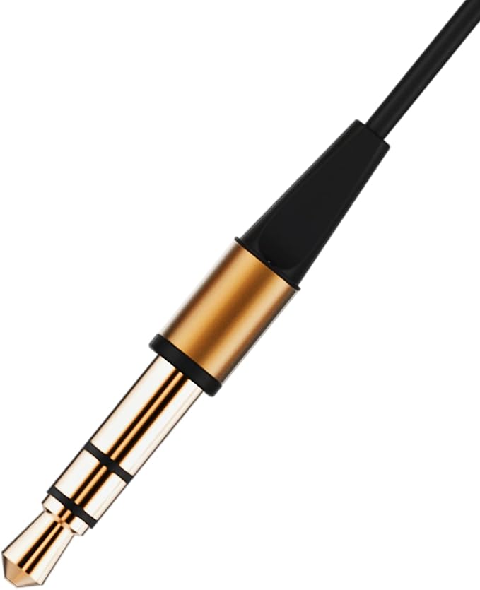 Long Cord Wired Earbuds no Microphone Headphones Watching tv with Extra Noise isolating Blocking bass Ear Buds Without mic Corded Length Earphones