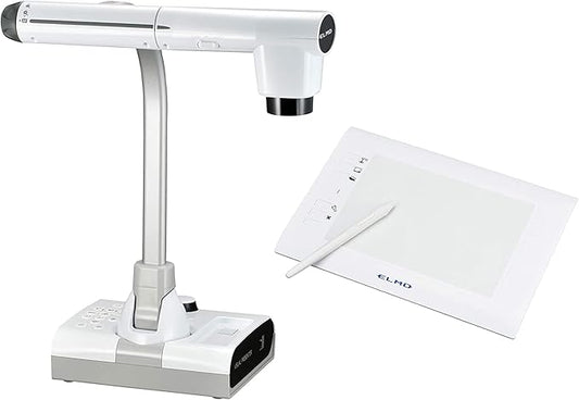 Elmo TT-12W 192x Zoom Document Camera with CRA-2 Wireless Tablet