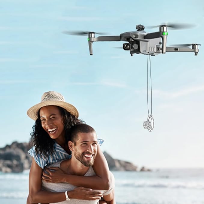 X-Verse ZLL SG909 Drones with Camera for Adults 4K, RC Screen, 6KM RC Distance, 3-Axis Gimbal Repeater, Professional Drone with Obstacle Avoidance, Digital GPS Transmission Quadcopter, 3 Batteries for 135min Max Flight Time