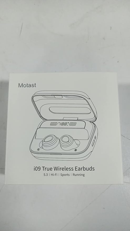 Motast Wireless Earbuds, Bluetooth 5.3 Earbuds 140H Playtime Headphones HD Stereo Noise Cancelling Earphones in Ear with Mic, USB-C Charging Case, IP7 Waterproof Headset for Sports