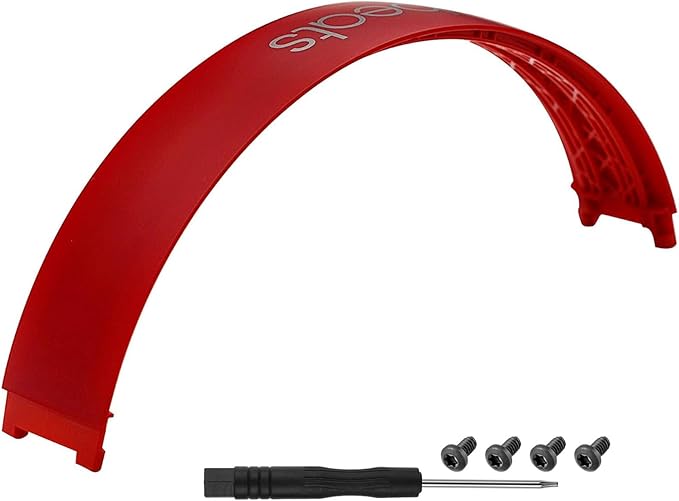 Studio 3 Headband Replacement Parts Accessories Studio 2 Headband Top Arch Band Pad Repair Kit Compatible with Studio 3.0/Studio 2.0 Headphones. (Red)