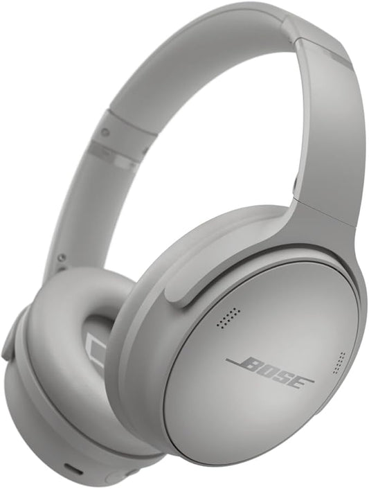 Bose QuietComfort Bluetooth Headphones, Wireless Headphones with Active Over Ear Noise Cancelling and Mic, Deep Bass, Up to 24 Hours of Playtime, Moonlight Grey - Limited Edition Color