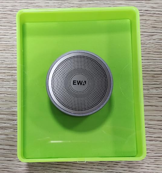 EWA A109mini Bluetooth Speaker with Bass Radiator, Enhanced Bass, Portable Wireless Speaker for Home, Hiking and More - Gray