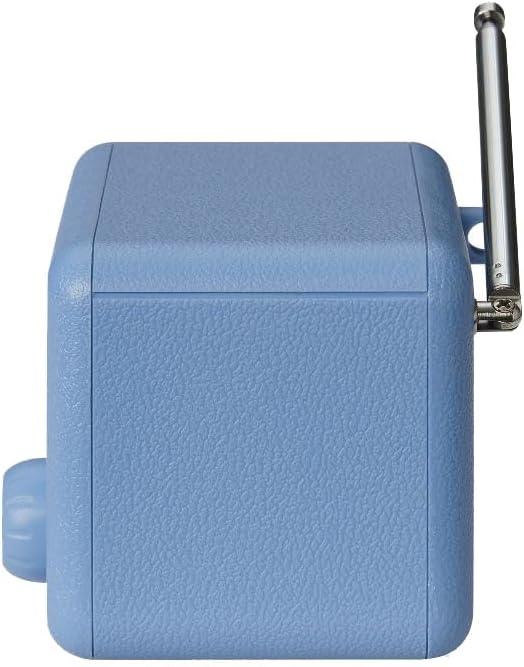 Crosley CR1121A-EB Cooper Retro AM/FM Radio, Portable Bluetooth Speaker with Aux Input and LED Display, Elemental Blue