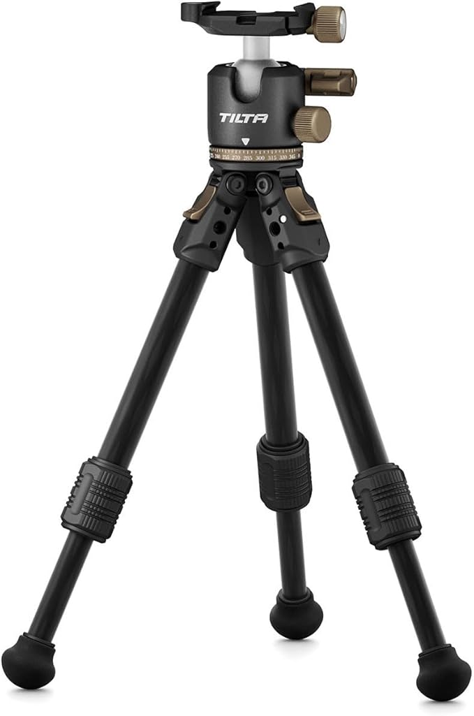 Tilta BT03 Tabletop Tripod | Ball Head with 1-Stage Carbon Fiber Tripod Legs (3KG) (Space Gray, Standard Edition)