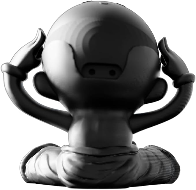 Splin Table Stand Holder Compatible with Amazon Alexa Smart Speaker Echo Dot (4th and 5th gen.) and Apple HomePod Mini, Guru Dot (Black)