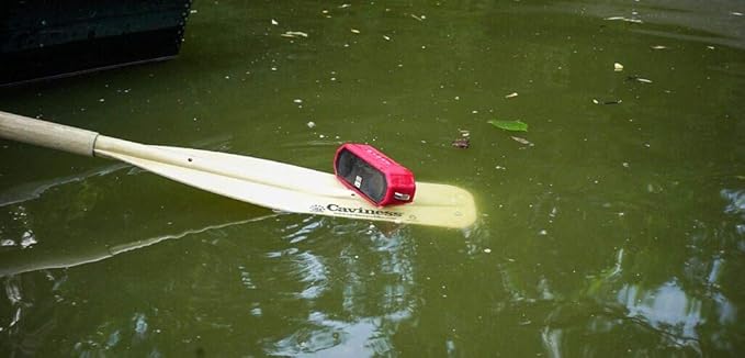 Altec Lansing LifeJacket H2O 4 - Waterproof Bluetooth Speaker, Durable & Portable Speaker with Voice Assistant, 10 Hour Battery Life & 100 Foot Range, True Red