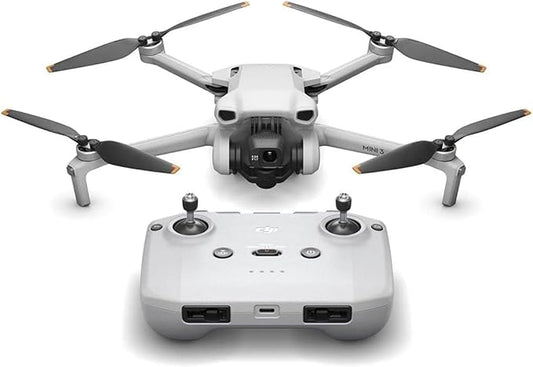 DJI Mini 3, Drones with Camera for Adults 4K, 38-min Flight Time, up to 32800ft (10km) Video Transmission, True Vertical Shooting, GPS Auto Return Integrated, Mini Drone with Camera for Beginners
