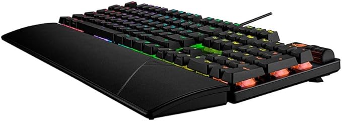 ASUS ROG Strix Scope II Wired Full Size Gaming Keyboard, 100% Layout Ergonomic Mechanical Keyboard with Pre-lubed ROG NX Snow Switches, PBT Doubleshot Keycaps, Streaming Hotkeys and Intuitive Controls