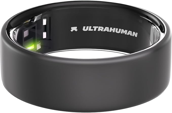 ULTRAHUMAN Ring AIR - Sleep & Fitness Tracker, FSA-Approved Wearable, Smart Ring for Women & Men, No App Fee for Standard Features (Size 7)