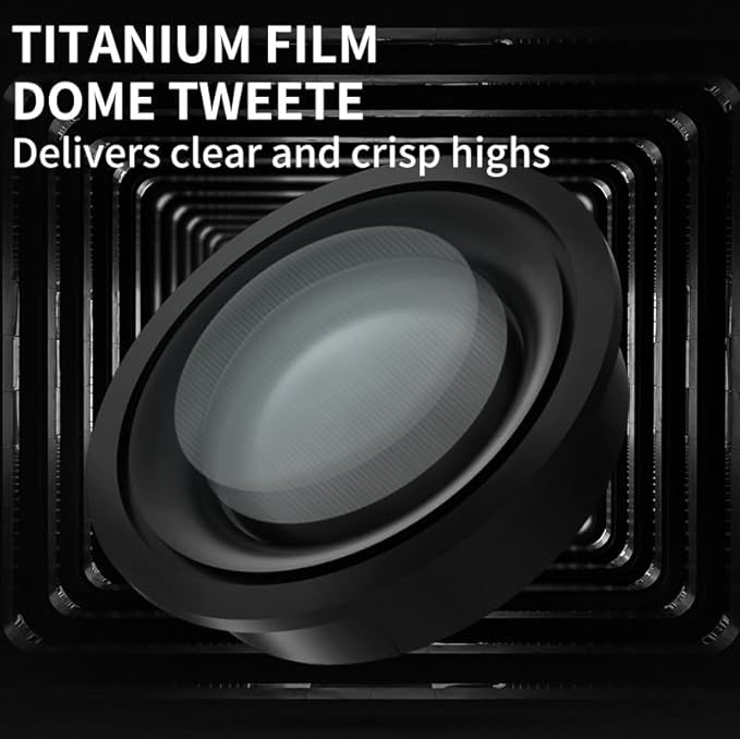 Bluetooth Bookshelf Speakers, 75W Powered Active Speaker with 4 Inch Woofer, HiFi Speaker with aptX Bluetooth USB for Home, Studio, Gaming, Set of 2, Black