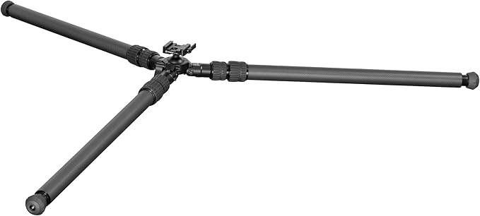 FANAUE Carbon Fiber Tripod for Hunting,360 Degree BallHead,with Arca Swiss Quick Release Plateand Hands-Free Operation for Hunting, Shooting, and Outdoors - HTC-4030-45