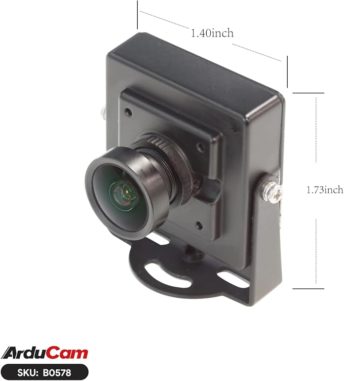 Arducam 2.3MP USB Camera Module, Global Shutter 110°(D) Wide Angle Lightburn Camera, 1080p@90fps High Speed USB 2.0 UVC Webcam for Windows, Linux, Android, and Mac OS