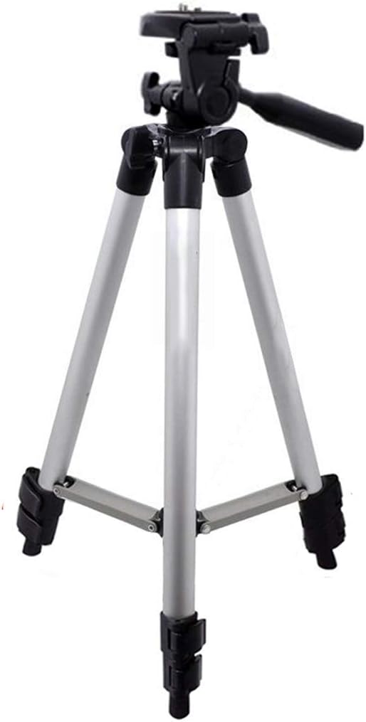 50 Inch Aluminum Camera Tripod for Canon, Nikon, Sony, Samsung, Olympus, Panasonic & Pentax + eCost Microfiber