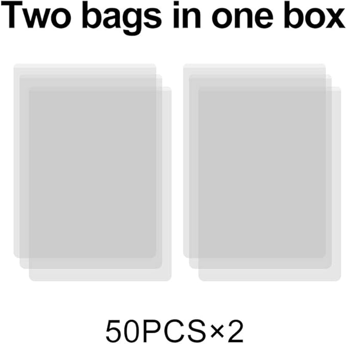 Thermal Laminating Pouches, 3 mil, Letter Size, 9×11.5 inches, 100(50×2) Packs, Used for Laminator Machine by WONLAMI