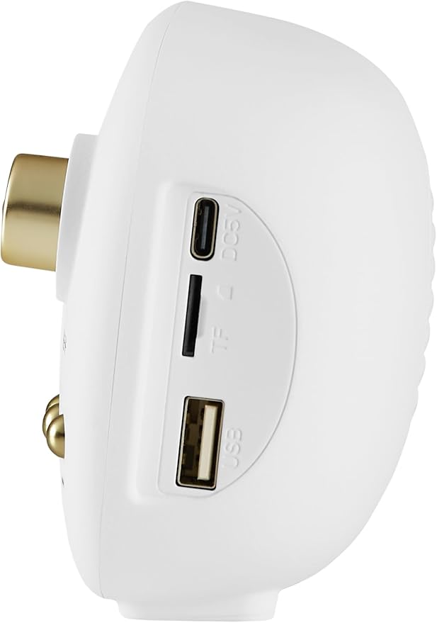 Crosley CR3044A-WH Piper Portable Bluetooth Speaker, White