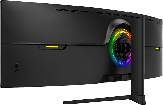 49 Inch Curved Gaming Monitor,1500R PC Screen 120hz DQHD 5120x1440, Computer Screen for Home Office Business, DP, HDMI, Support Wall Mount 100x100mm