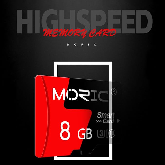 2 Pack 8GB Micro SD Card with SD Adapter High Speed Memory Card,C10 A1 Memory TF Card for Camera/Dash Cam/Smartphone/Tablet/Drone