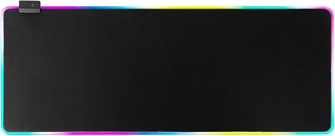 RGB Gaming Mouse Pad-14 Light Modes, Extended Soft LED Mouse Pad, Anti-Slip Rubber Base, Computer Keyboard Large Mousepad Mat, Waterproof Mousepads (31.5 * 12 Inch)