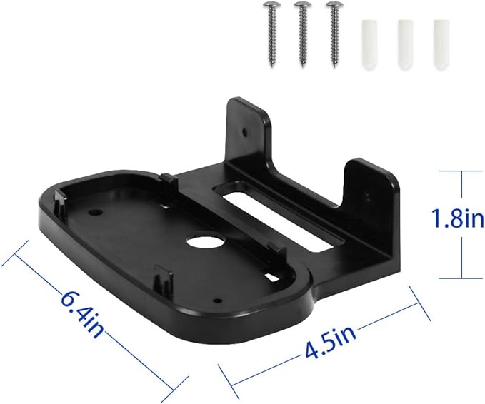 Wall Mount Holder for ASUS ZenWiFi AX AC (XT8 CT8 XT9) Whole-Home Tri-Band Mesh System WiFi 6 System Wall Bracket Hanger Stand Compatible with ASUS ZenWiFi AX AC (Black 1Pack)