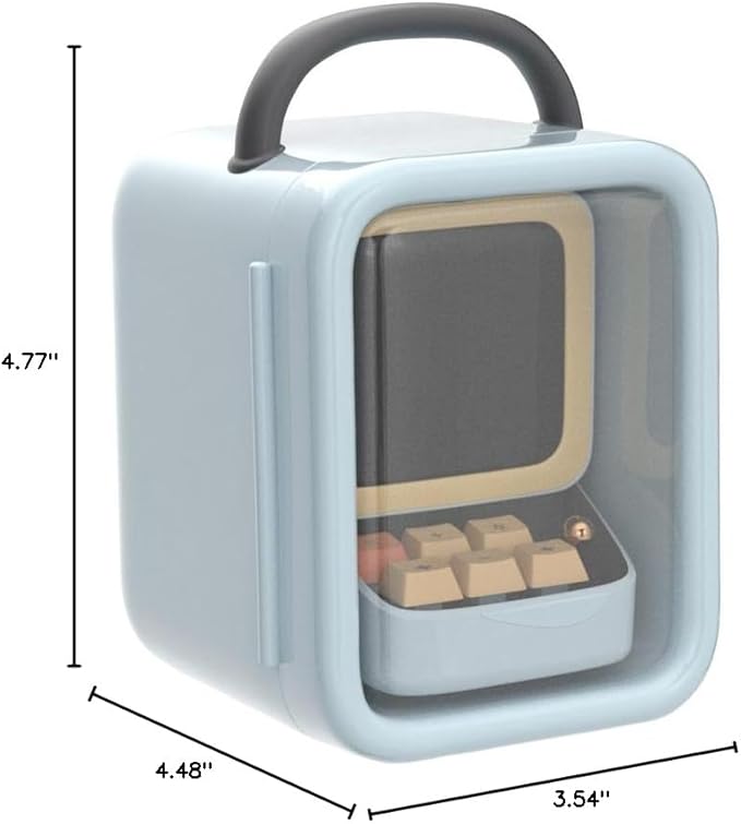 Divoom Ditoo Pro Retro Pixel Bluetooth Speaker, 16×16 App-Controlled Display, Mini Games, Smart Alarm, White Noise, Gift-Ready Desk Speaker for Music, Pixel Art & Room Decor (Blue)