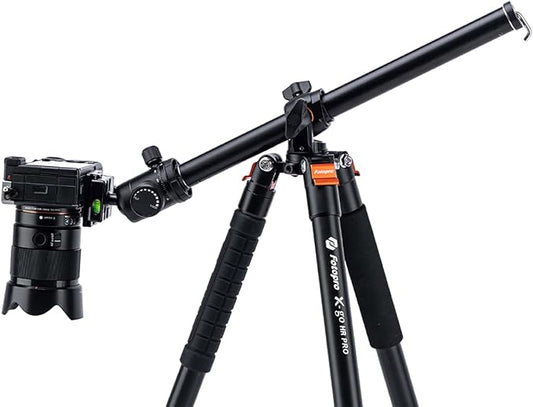 Fotopro 68 inch Camera Tripod Horizontal 360 Portable Monopod with Ball Head 16KG Load Capacity Quick Release Plate