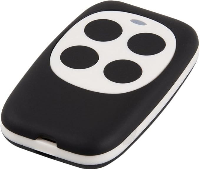 Universal Garage Door Opener Remote Universal Gate Remote Control Homelink Key Fob Cloning Programmable Learning 4-Buttons Multi Frequency 280MHZ-868MHZ (1 PC, White 3)