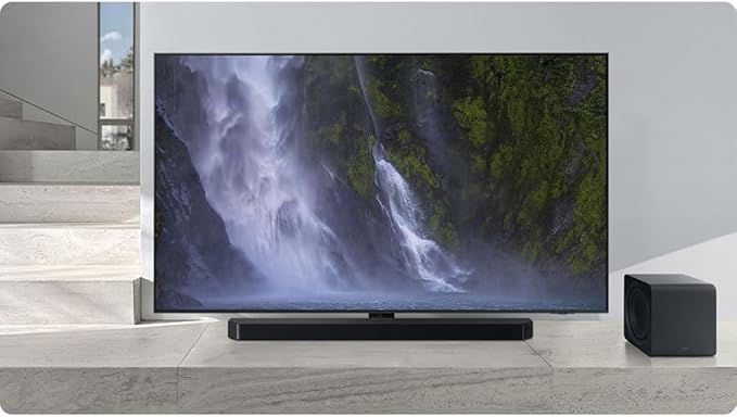 Samsung HW-Q800F 5.1.2ch Soundbar System (2025) Q-Symphony Bundle with SWA-9500S Wireless Rear Speakers, Tech Smart USA Premiere Movies Streaming and 2X 4K HDMI Cable