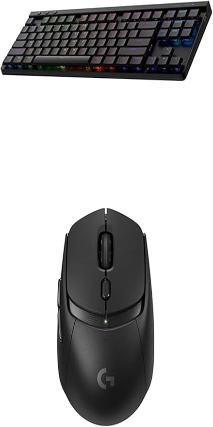 Logitech G515 TKL Wireless Gaming Keyboard (Tactile) + G309 Lightspeed Wireless Gaming Mouse Bundle: Black