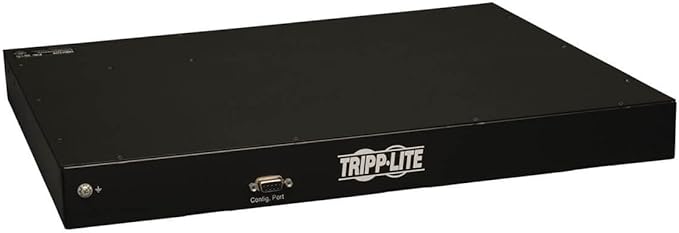 Tripp Lite Monitored PDU, 8 Outlets (C13), 208/220/230/240V, C20/L6-20P Adapter, 3.2-3.8kW, 8 ft. Cord, 1U Rack-Mount Single-Phase PDU, TAA (PDUMNH20HV)